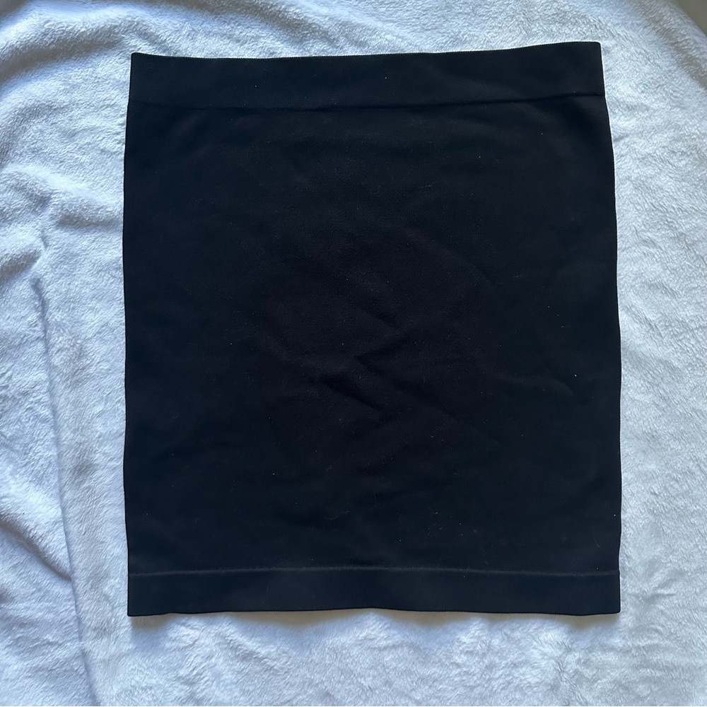 Black Body-con Mini Skirt